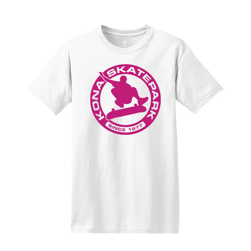 Kona Classic Badge - Pink/White