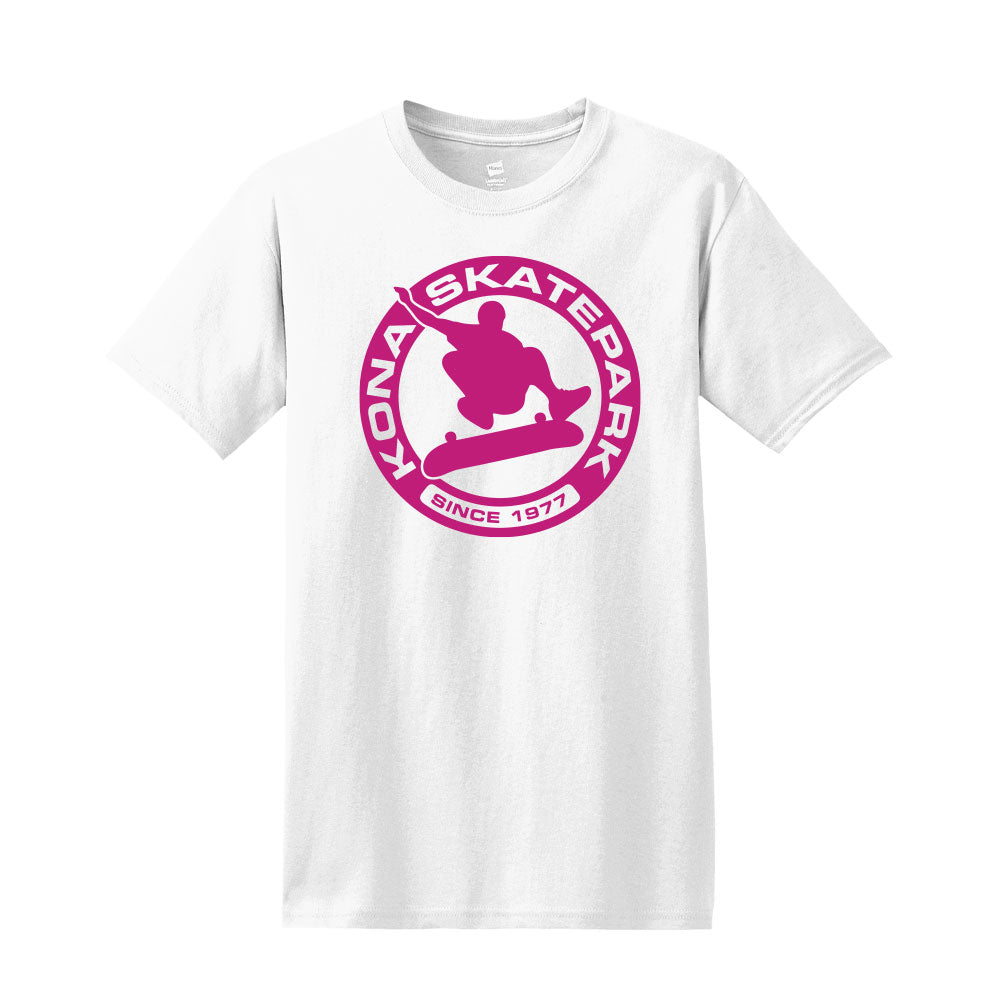 Kona Classic Badge - Pink/White