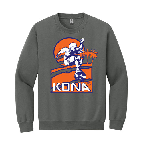 Kona Cab Crew Fleece - Charcoal
