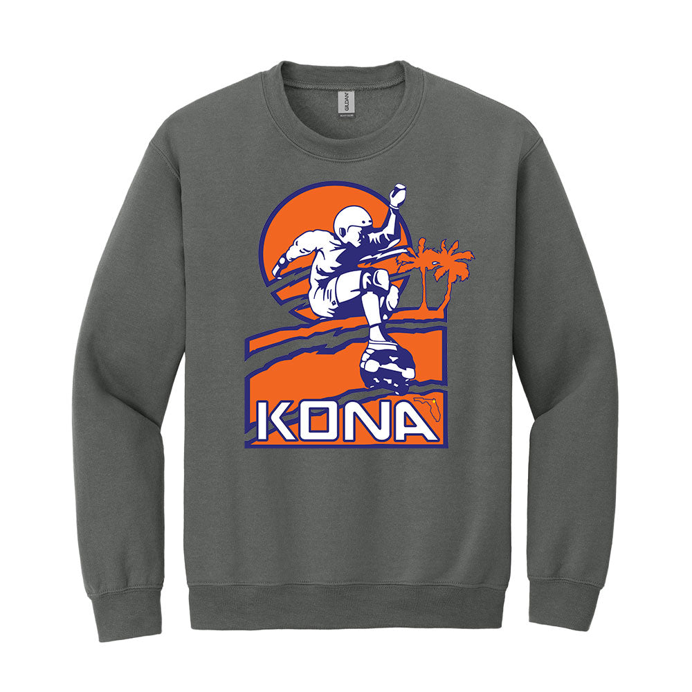 Kona Cab Crew Fleece - Charcoal