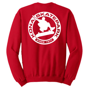 Kona Classic Badge Sweatshirt - True Red