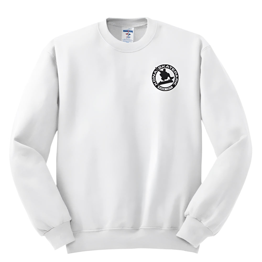 Kona Classic Badge Sweatshirt - White